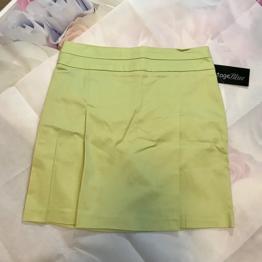 Vintage Blues NWT Mini Skirt Green